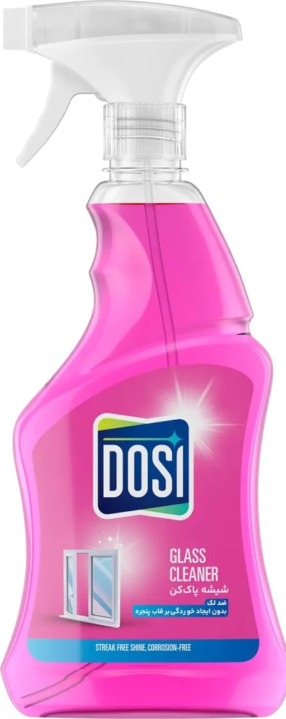 دوسی شیشه پاک کن ضدلک صورتی 450گرمی