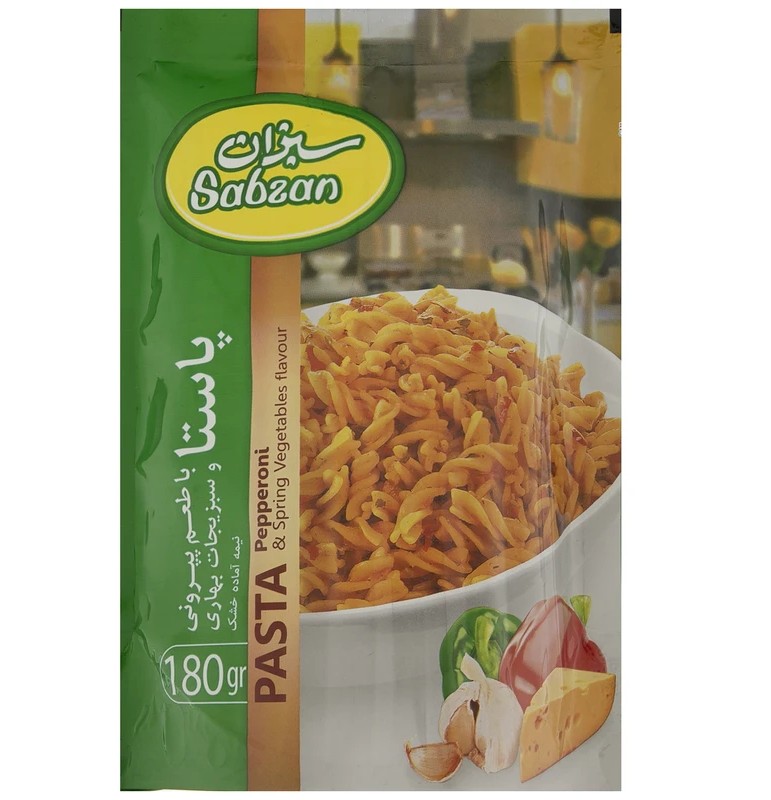 سبزان پاستا پپرونی 180گ