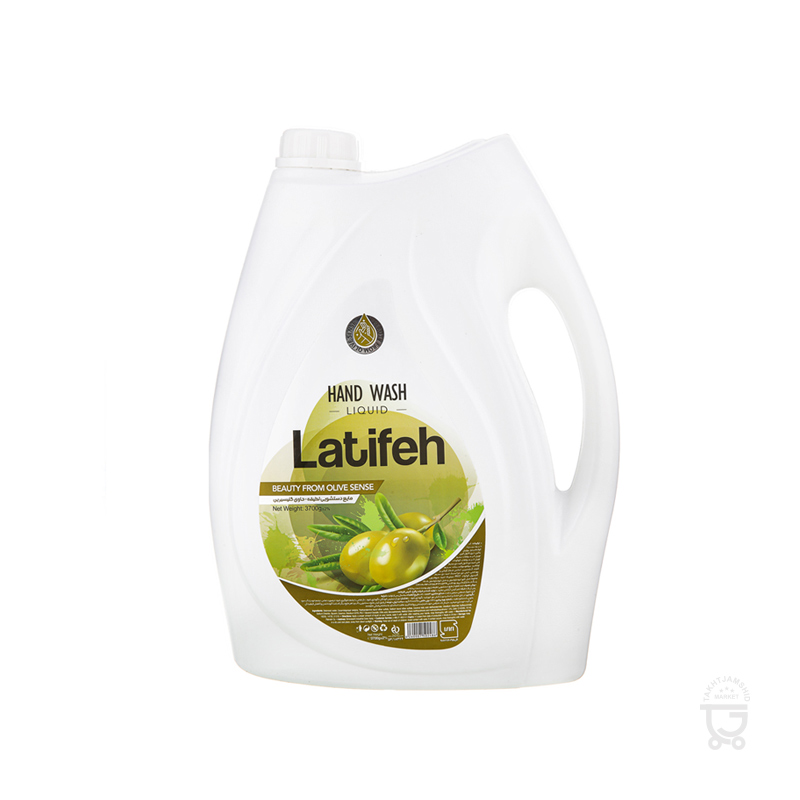 لطیفه مایع دستشویی زیتون 3700گرم