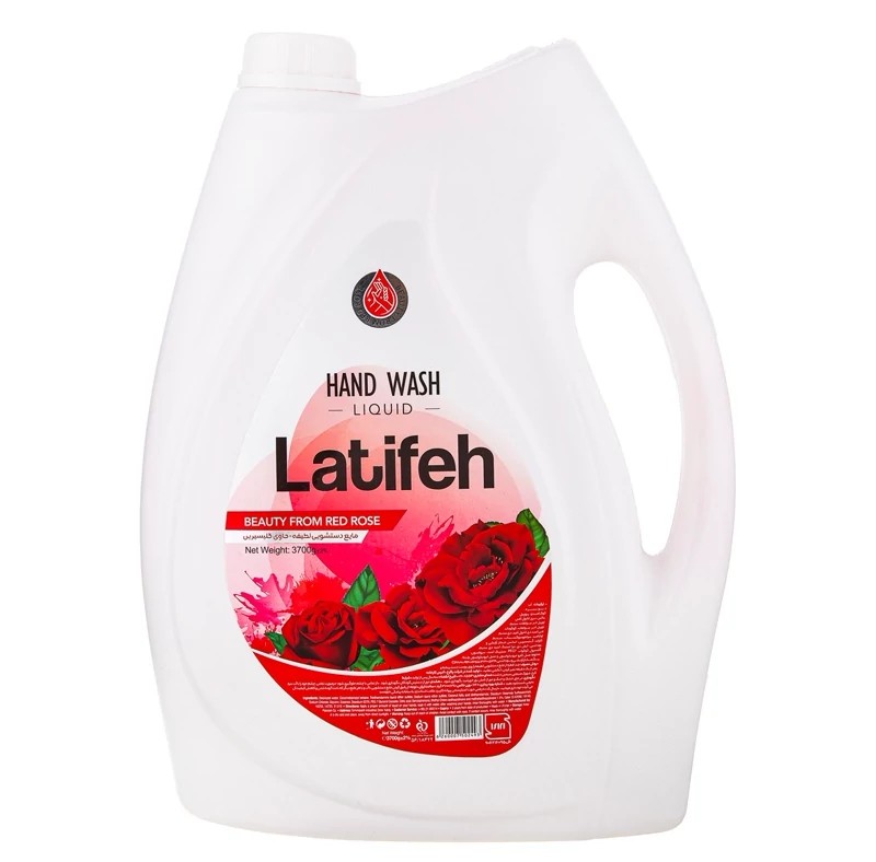 لطیفه مایع دستشویی رز قرمز 3700 گرمی