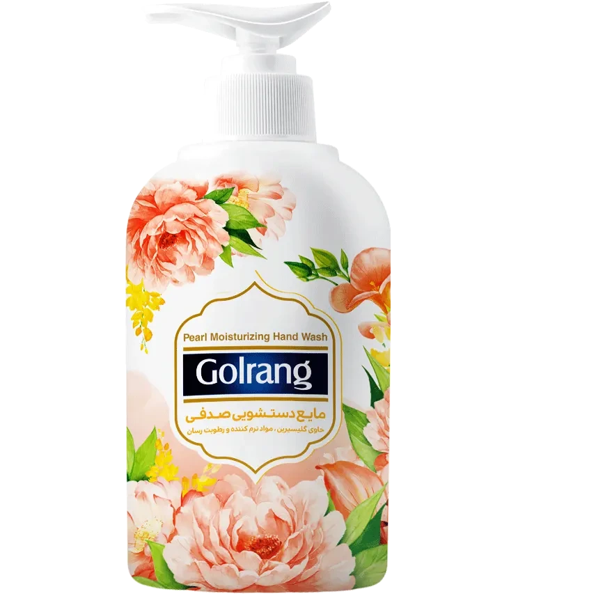 گلرنگ مایع دستشویی صدفی نارنجی نرم کننده پوست 500 گرم