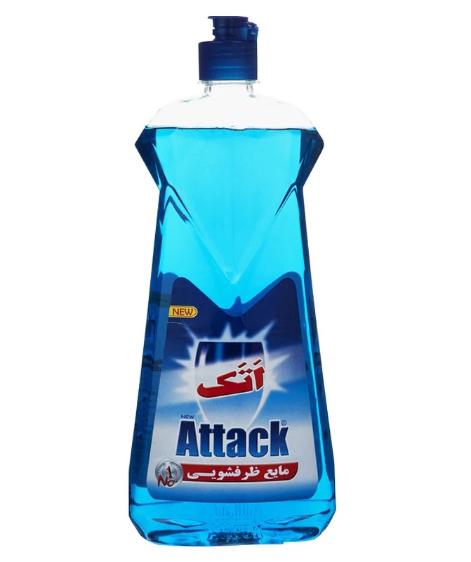 اتک مایع ظرفشویی آبی 1 لیتری