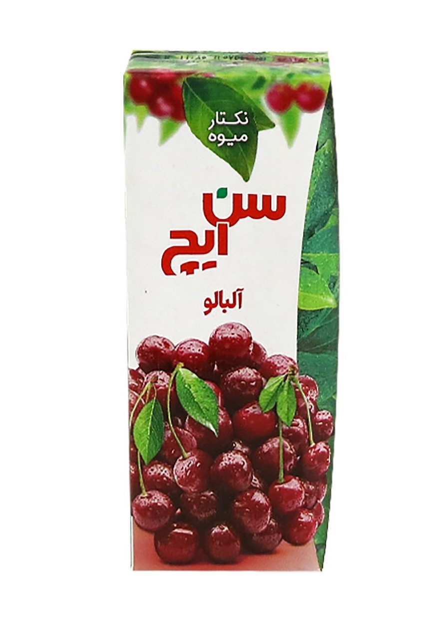 سن ایچ آبمیوه آلبالو 200 میلی پاکتی