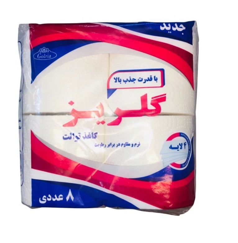 گلریز دستمال توالت 8عددی