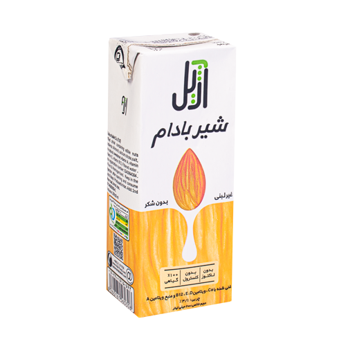 کاله آژیل شیر بادام غیر لبنی بدون شکر 200 میلی