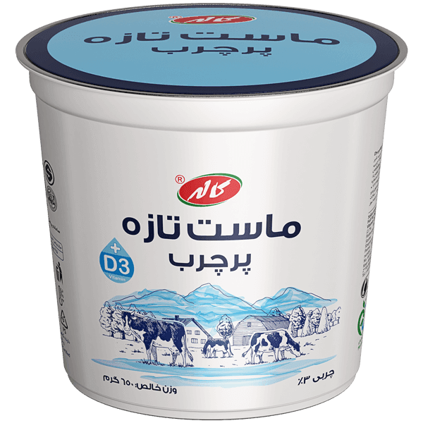 کاله ماست تازه پر چرب 650 گرمی