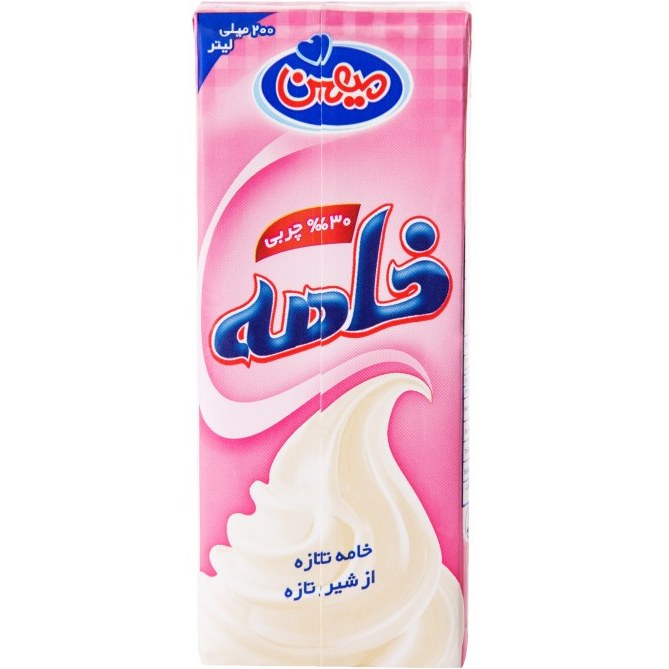میهن خامه استریل پاکتی 200 گرم