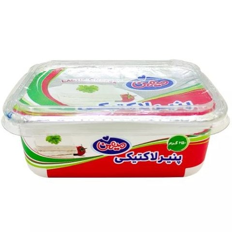 میهن پنیر لاکتیکی 250 گرمی