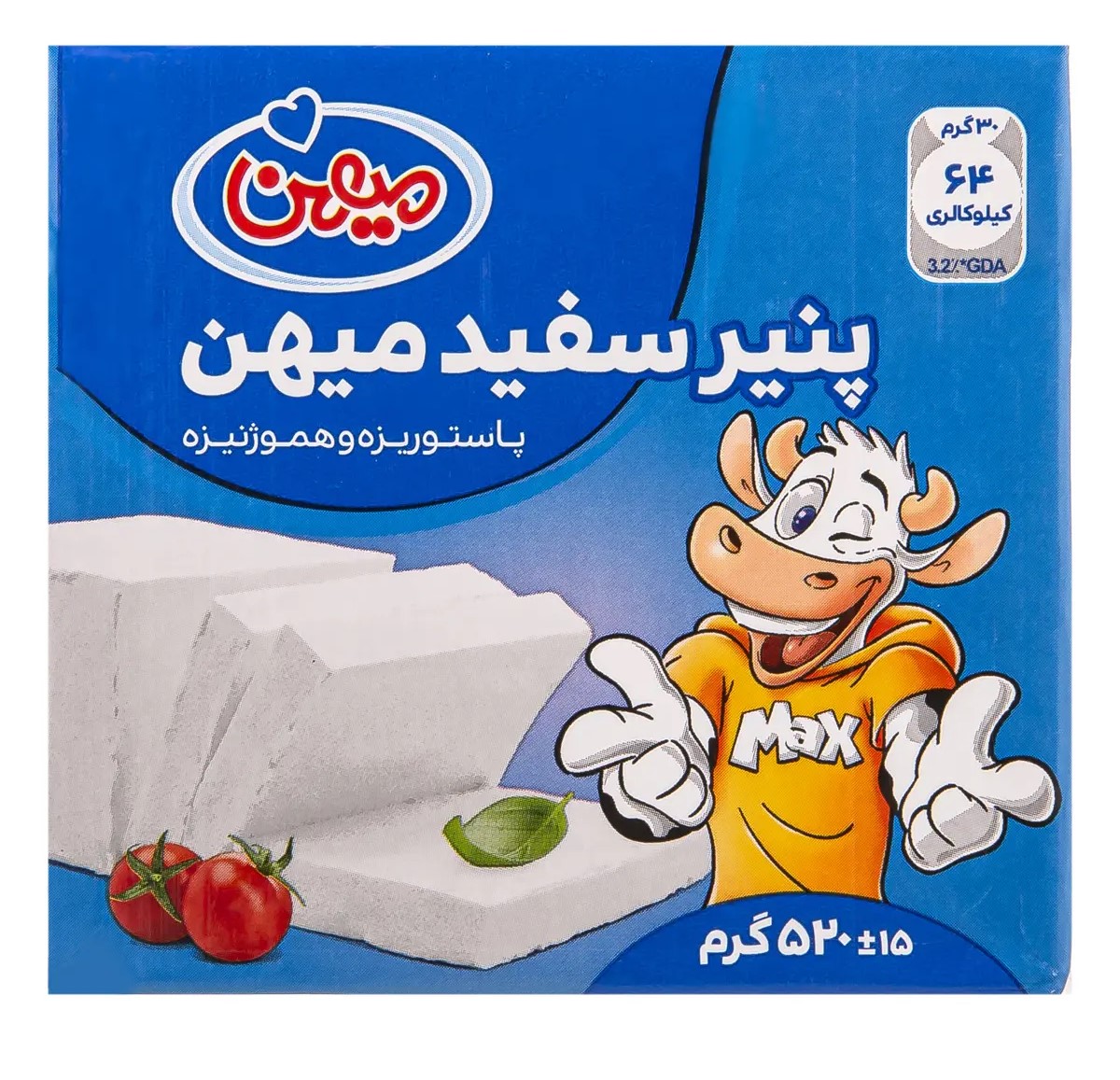 میهن پنیر سفید 520 گرمی