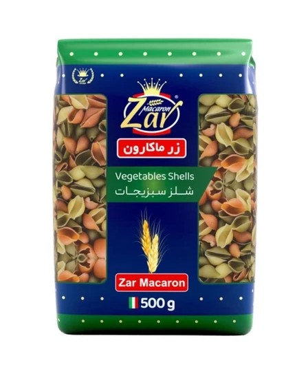 زر ماکارون فرمی شلز سبزیجات 500گرم