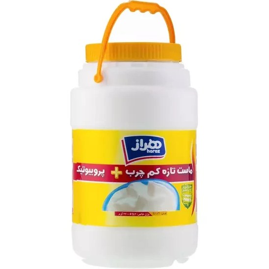 هراز ماست پروبیوتیک کم چرب 1800گرم