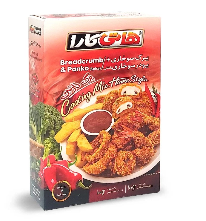 هاتی کارا پودر سوخاری فلفلی پرک نارنجی 100 گرمی