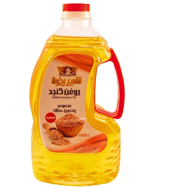 شیررضا روغن کنجد تصویه شده 1620 گرمی