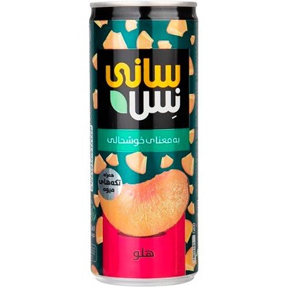 سانی نس نوشیدنی قوطی هلو 240 میلی