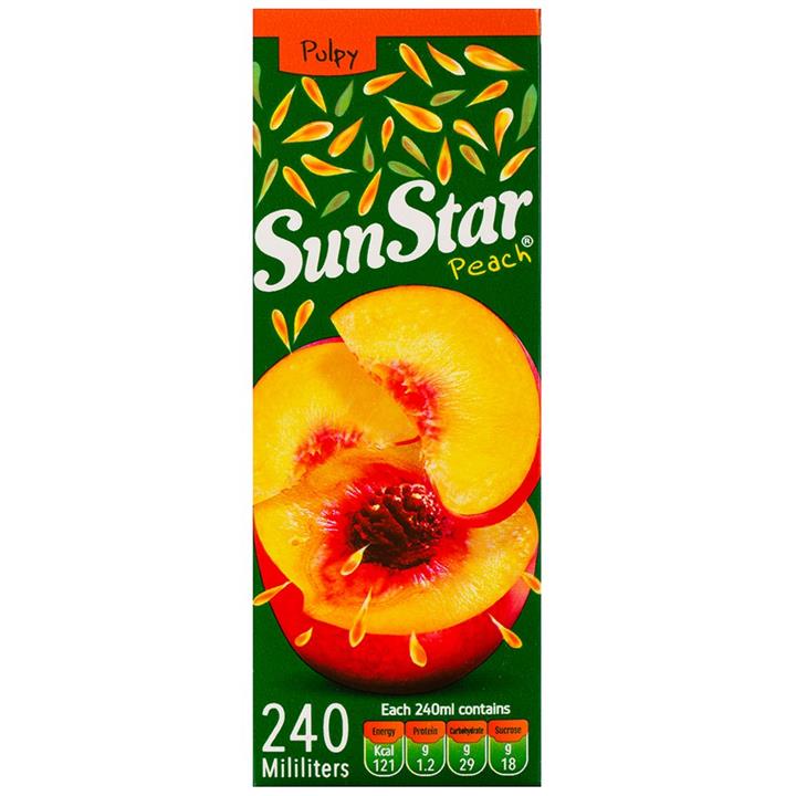 سان استار آبمیوه هلو پالپی  240 میلی