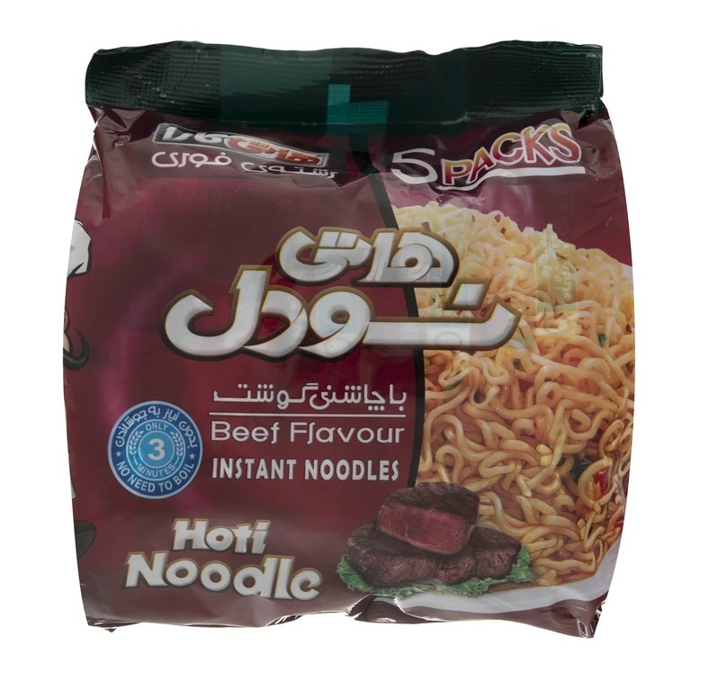 هاتی کارا نودل باچاشنی گوشت 77 گرمی
