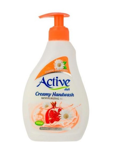 اکتیو مایع دستشویی کرمی با رایحه انار 350گرمی