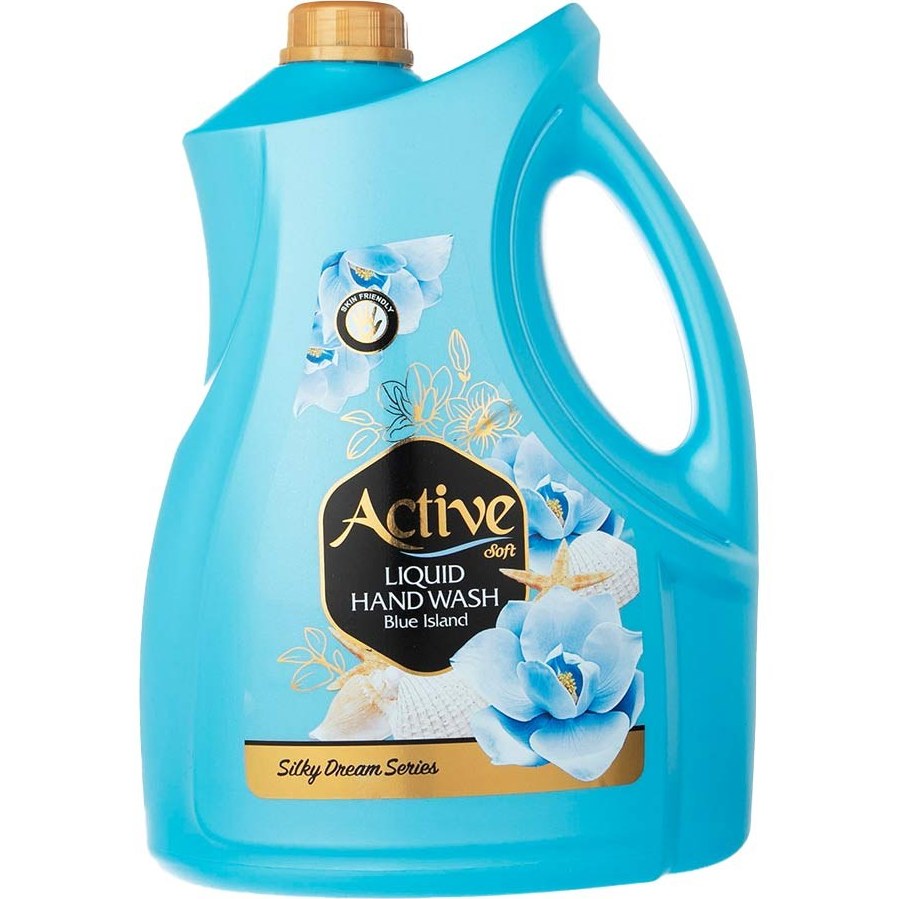 ** اکتیو مایع دستشویی سری رویای ابریشم آبی3750گرم