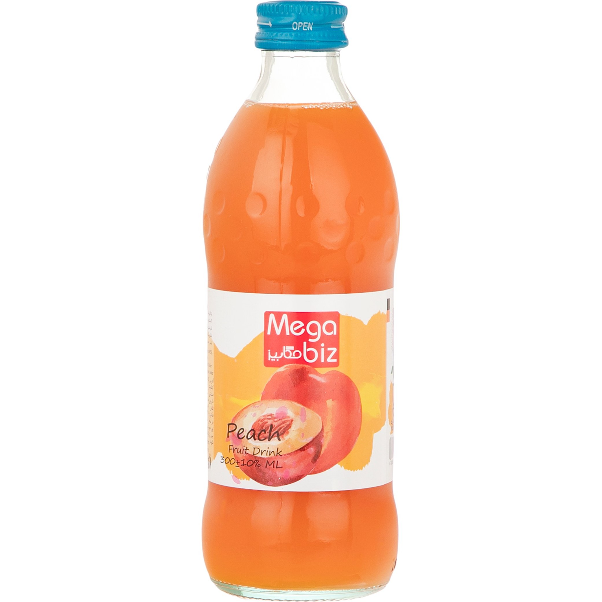 مگابیز نوشیدنی هلو 300 میلی
